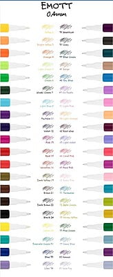 Uni-ball Emott Pens 40 Color Set