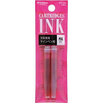 Platinum Fountain Pen Ink Cartridge Pink