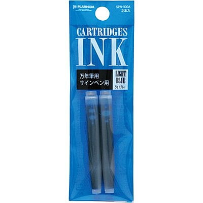 Platinum Fountain Pen Ink Cartridge Light Blue