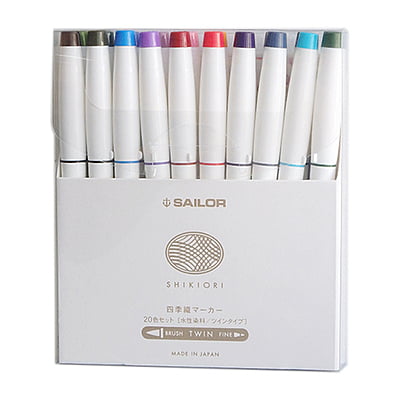 Sailor Shikiori Twin Brush Pens Four Seasons Sailor Shikiori Twin Brush Pens Four Seasons