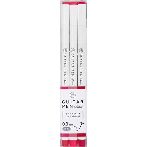 Guitar Petit Pens 3 Color Set Pink