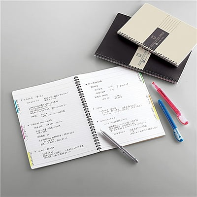 Kokuyo Twin Ring Notebook (Edge ​​title) B5 A ruled 40 sheets