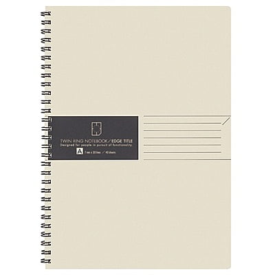 Kokuyo Twin Ring Notebook (Edge ​​title) B5 A ruled 40 sheets