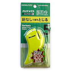 Kokuyo Needleless Stapler Harinax Compact Alpha Green