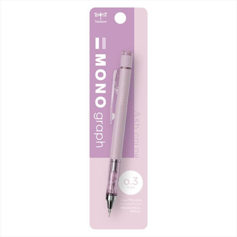 Tombow Mechanical Pencil Monograph 0.3 Ash Color Mauve DPA-145D Tombow Mechanical Pencil Monograph 0.3 Ash Color Mauve DPA-145D