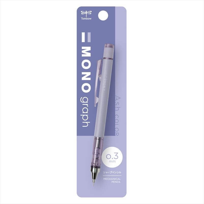 Tombow Mechanical Pencil Monograph 0.3 Ash Color Lavender DPA-145E Tombow Mechanical Pencil Monograph 0.3 Ash Color Lavender DPA-145E