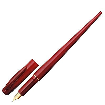 Platinum Desk Fountain Pen Red 0.38