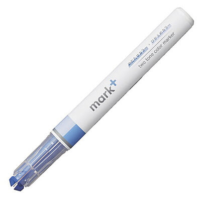Kokuyo Highlighter Pen 2 Tone Mark Tus Blue