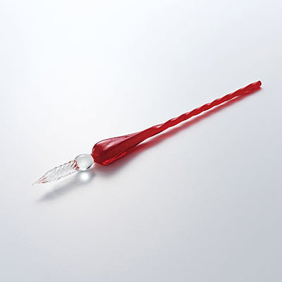 Sekisei Azone Glass Pen Cube Red AX-8507