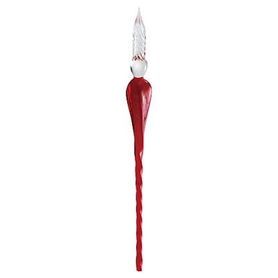 Sekisei Azone Glass Pen Cube Red AX-8507