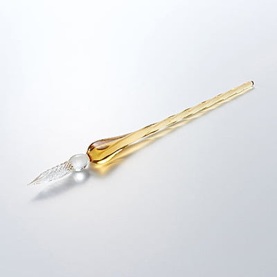 Sekisei Azone Glass Pen Cube Yellow AX-8508