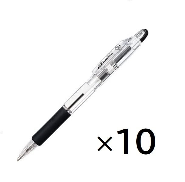 Zebra Jim Knock 0.7 Ballpoint Pen Black Pack of 10 Zebra Jim Knock 0.7 Ballpoint Pen Black Pack of 10