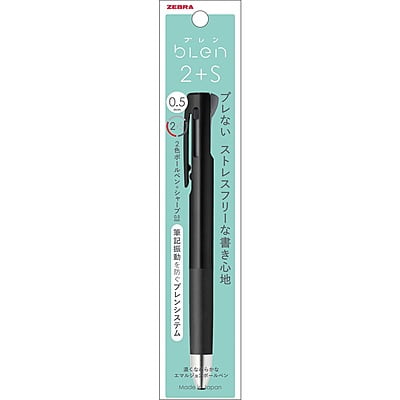 Zebra Blen 2+S Pen 0.5 Black