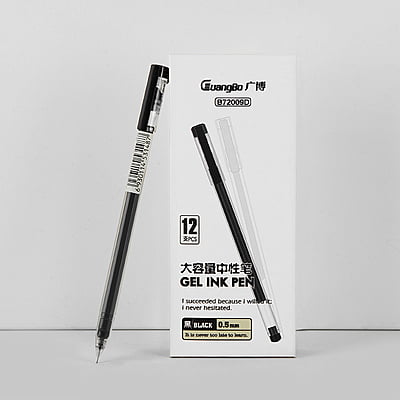 Guangbo Jumbo Capacity Gel Pen Black