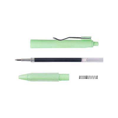 Guangbo Pure Macron Pens with Metal Clip Green