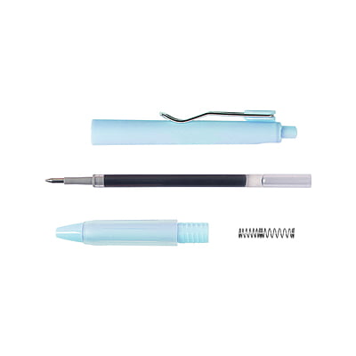 Guangbo Pure Macron Pens with Metal Clip Blue