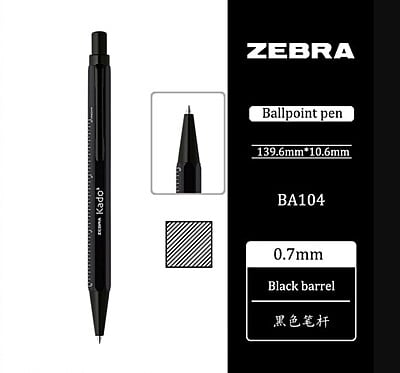 Zebra Kadokado Pen Black Zebra Kadokado Pen Black