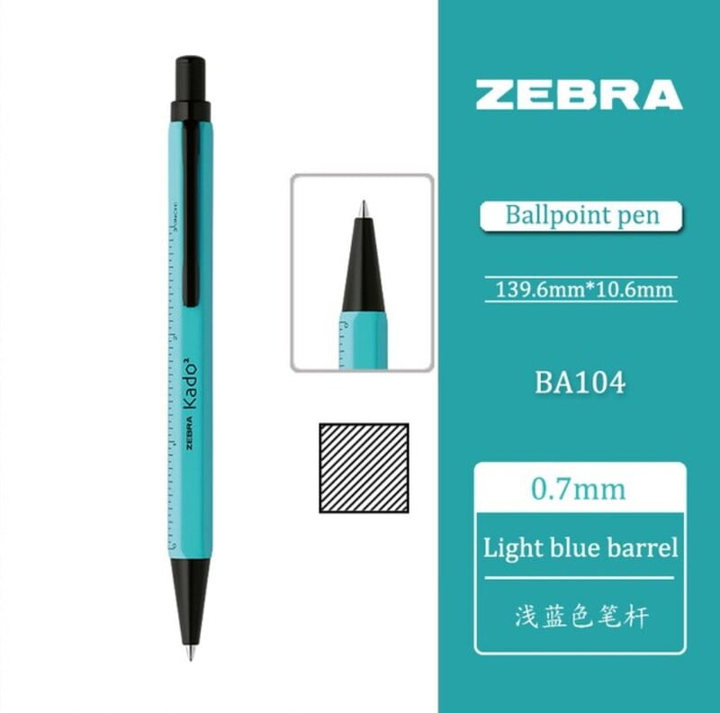 Zebra Kadokado Pen Light Blue Zebra Kadokado Pen Light Blue