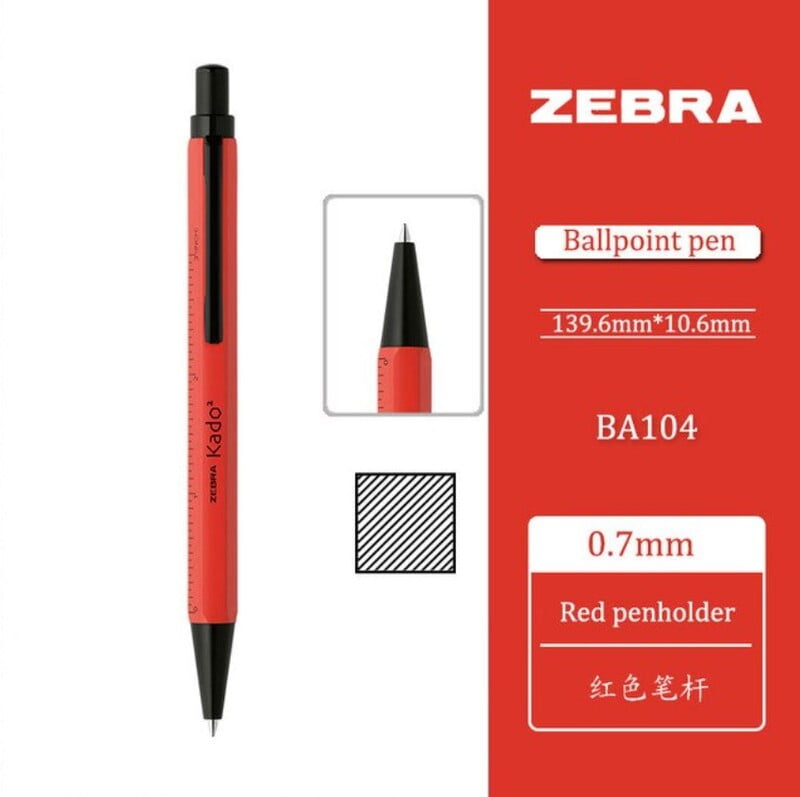 Zebra Kadokado Pen Red