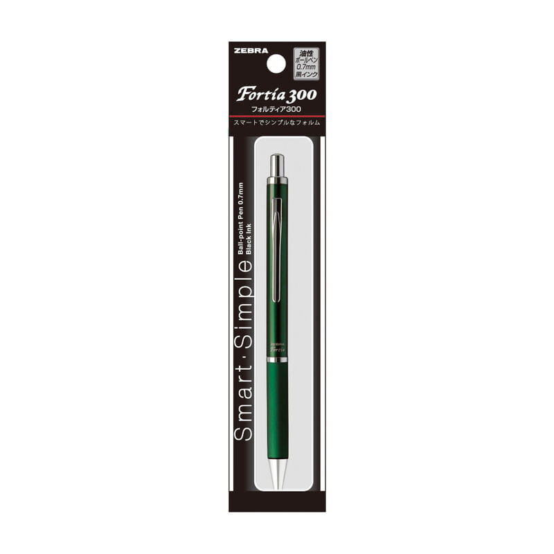 Zebra Fortia 300 Ballpoint Pen 0.7 Green Zebra Fortia 300 Ballpoint Pen 0.7 Green