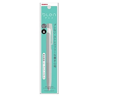 Zebra Blen Ballpoint Pen 0.7 Gray Zebra Blen Ballpoint Pen 0.7 Gray