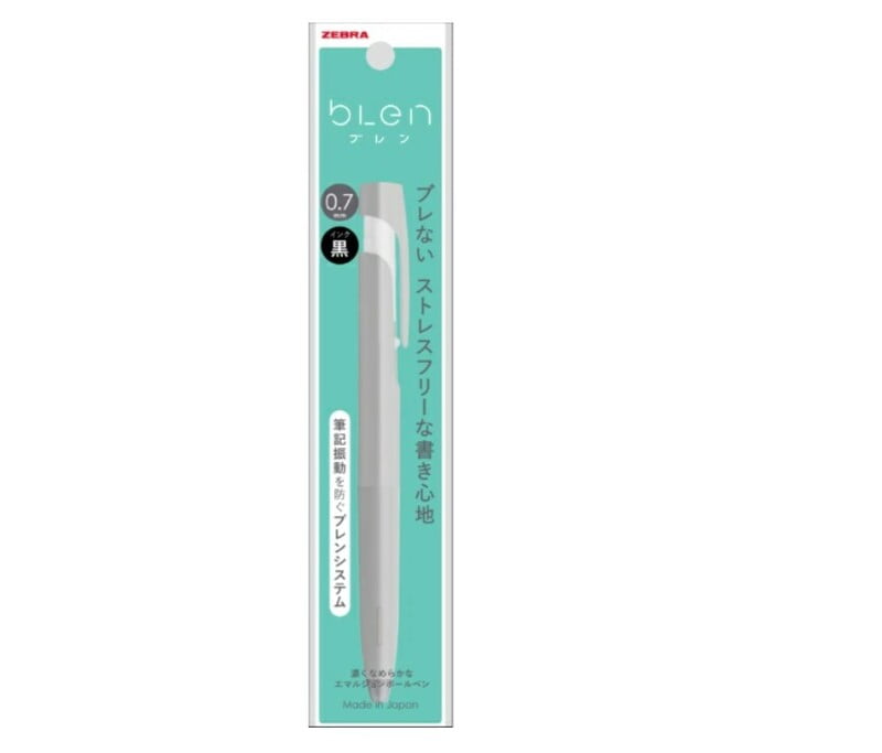 Zebra Blen Ballpoint Pen 0.7 Gray Zebra Blen Ballpoint Pen 0.7 Gray