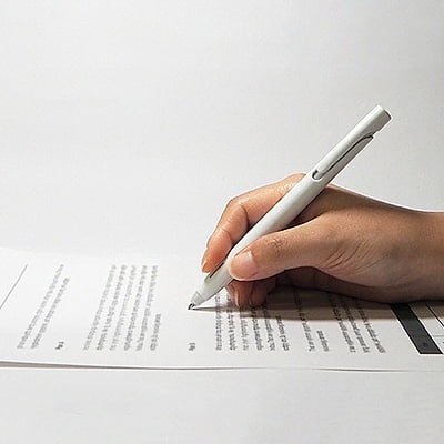 Zebra Blen Ballpoint Pen 0.7 White Zebra Blen Ballpoint Pen 0.7 White