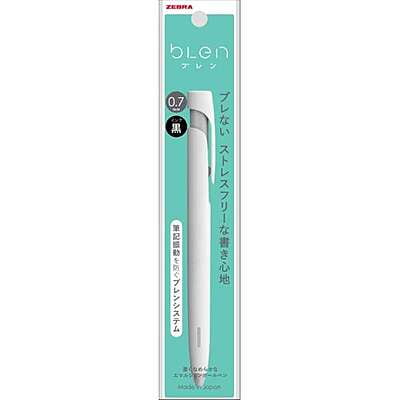 Zebra Blen Ballpoint Pen 0.7 White Zebra Blen Ballpoint Pen 0.7 White