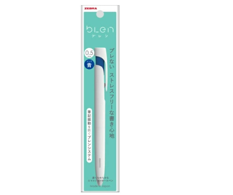Zebra Blen Ballpoint Pen 0.5 Blue