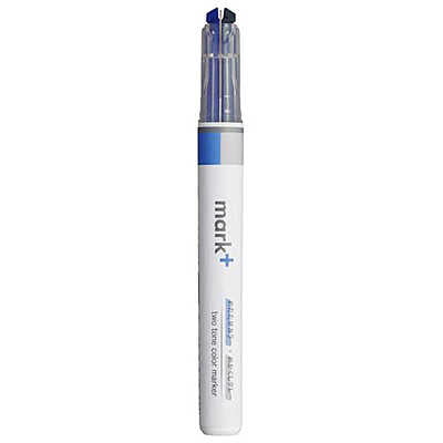 Kokuyo Highlighter Pen 2 Tone Mark Plus Gray Blue
