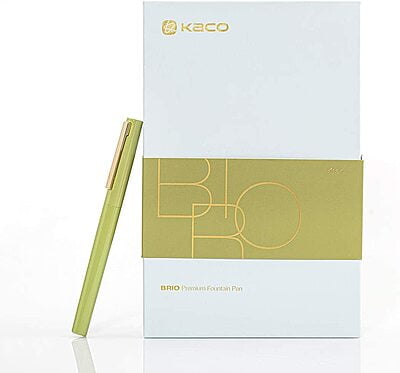 Kaco Brio Fountain Pen Set Khakhi