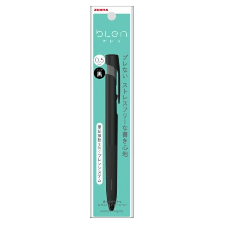 Zebra Blen Ballpoint Pen 0.5 Black Zebra Blen Ballpoint Pen 0.5 Black