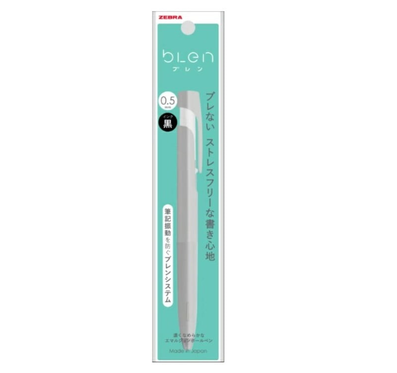 Zebra Blen Ballpoint Pen 0.5 Gray