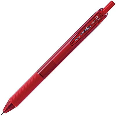 Pentel Energizer S Gel Pen 0.3 Red