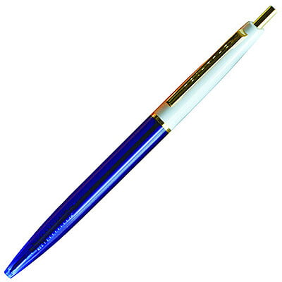 Anterique Oil-based Ballpoint Pen 0.5 White Blue