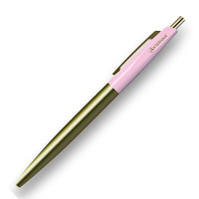Anterique Brass Oil-based Ballpoint Pen 0.5 Baby Pink