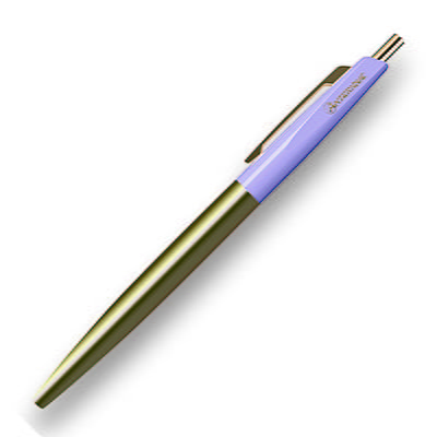 Anterique Brass Oil-based Ballpoint Pen 0.5 Lavender