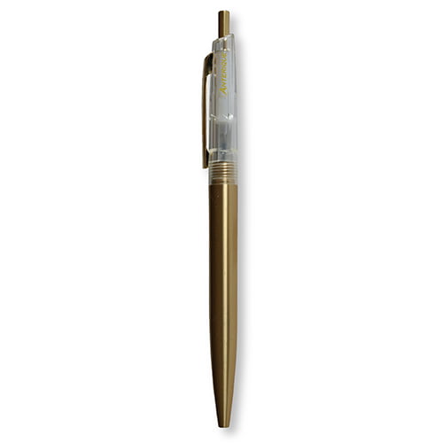 Anterique Brass Oil-based Ballpoint Pen 0.5 Crystal Clear Anterique Brass Oil-based Ballpoint Pen 0.5 Crystal Clear