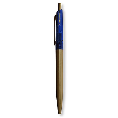 Anterique Brass Oil-based Ballpoint Pen 0.5 Transparent Blue