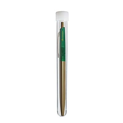 Anterique Brass Oil-based Ballpoint Pen 0.5 Transparent Green