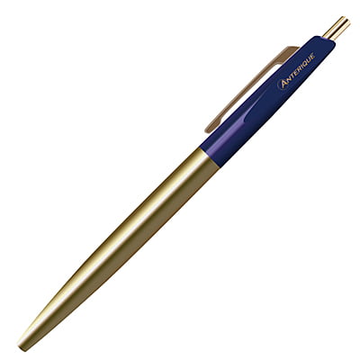 Anterique Brass Oil-based Ballpoint Pen 0.5 Navy Blue