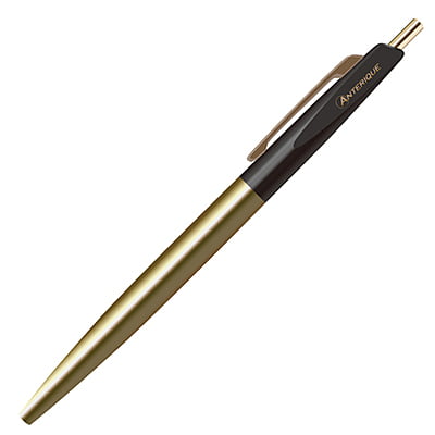 Anterique Brass Oil-based Ballpoint Pen 0.5 Pitch Black