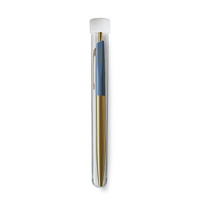 Anterique Brass Oil-based Ballpoint Pen 0.5 Vermeer Blue