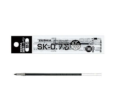 Zebra Ballpoint Pen Refill SK-0.7 Black Zebra Ballpoint Pen Refill SK-0.7 Black