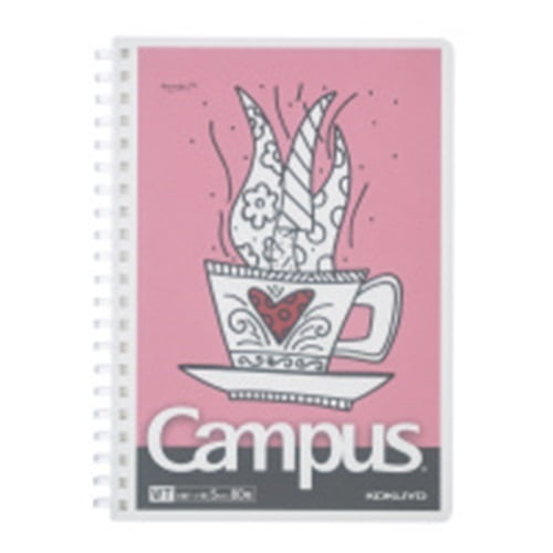 Kokuyo ROMERO BRITTO Soft Ring Notebook B6 Cup Pink