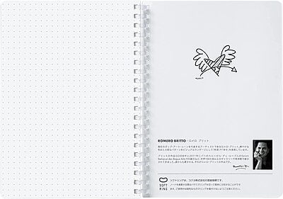 Kokuyo ROMERO BRITTO Soft Ring Notebook B6 Figure