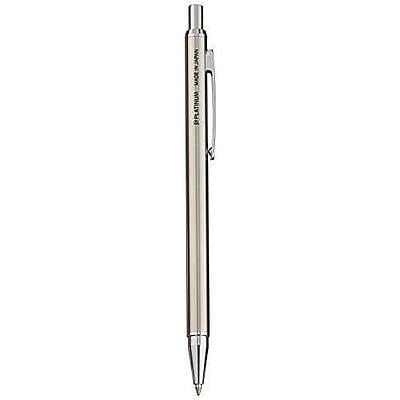 Platinum Oil-based Ballpoint Pen Stainless Steel Hairline BSL-500D 0.7