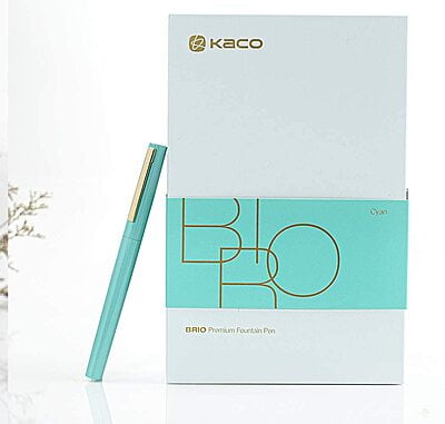 Kaco Brio Fountain Pen Set Turquoise