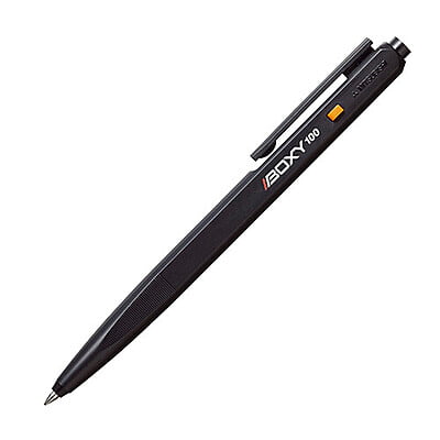 Mitsubishi Pencil Boxy Ballpoint Pen Black 0.7