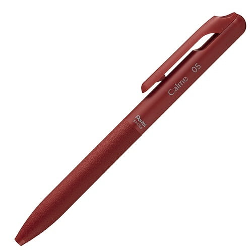 Pentel Calme Ballpoint Pen Red 0.5